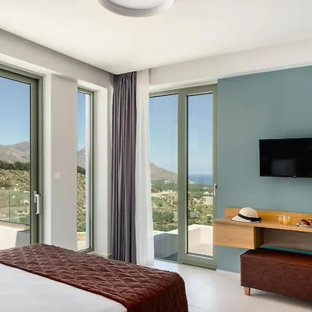 Luxury New Sea Breeze With Private Pool, Jacuzzi And Playroom Villa Gramvousá