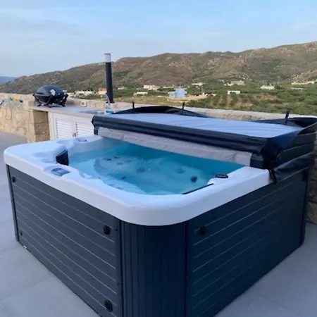 Luxury New Sea Breeze With Private Pool, Jacuzzi And Playroom * Gramvousá