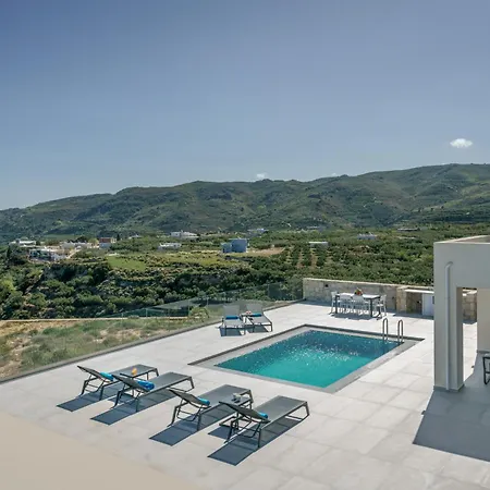 Luxury New Sea Breeze With Private Pool, Jacuzzi And Playroom Gramvousá